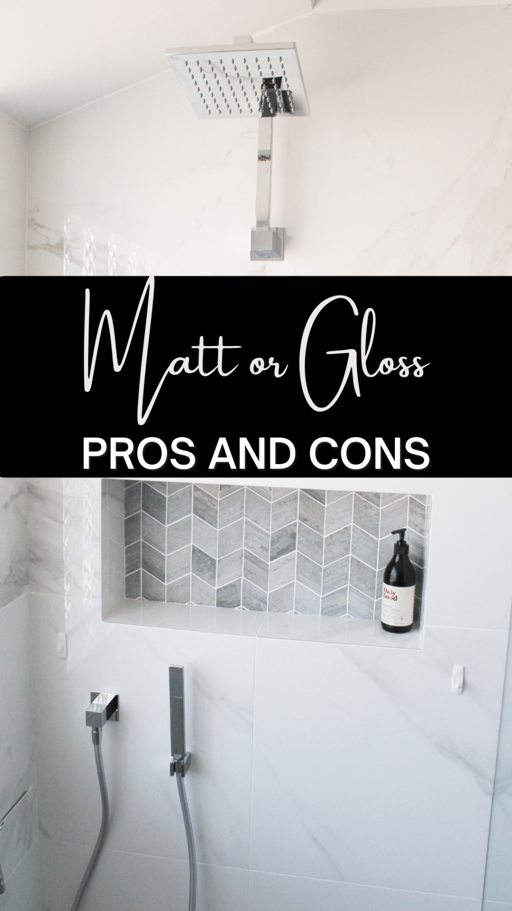 Matt Tiles Instead Of Gloss Tiles For&nbsp;Bathrooms